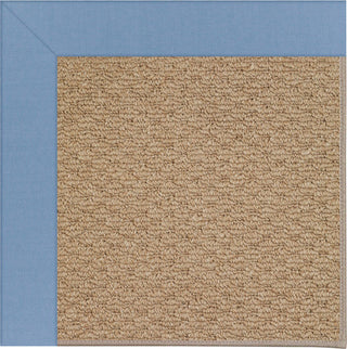 Capel Zoe-Raffia 1992 Medium Blue Area Rug Rectangle/Vertical Stripe Rectangle