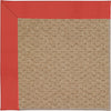 Capel Zoe-Raffia 1992 Sunset Red Area Rug Rectangle/Vertical Stripe Rectangle