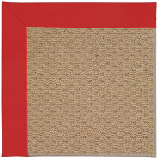 Capel Zoe-Raffia 1992 Red Area Rug Rectangle/Vertical Stripe Rectangle