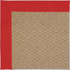 Capel Zoe-Raffia 1992 Red Area Rug Rectangle/Vertical Stripe Rectangle