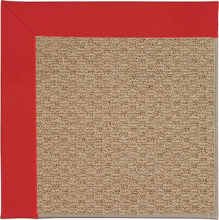 Capel Zoe-Raffia 1992 Red Area Rug Rectangle/Vertical Stripe Rectangle