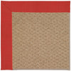 Capel Zoe-Raffia 1992 Red Crimson Area Rug Rectangle/Vertical Stripe Rectangle