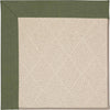 Capel Zoe-White Wicker 1993 Plant Green Area Rug Rectangle