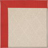 Capel Zoe-White Wicker 1993 Red Crimson Area Rug Rectangle