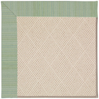 Capel Zoe-White Wicker 1993 Green Spa Area Rug Rectangle/Vertical Stripe Rectangle