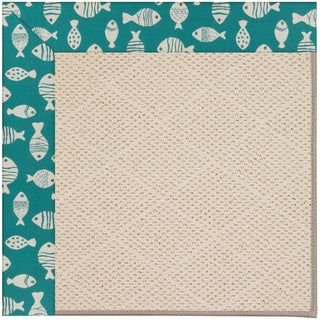 Capel Zoe-White Wicker 1993 Sea Green Area Rug main image