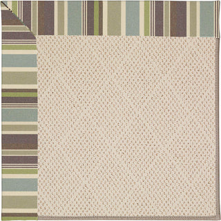 Capel Zoe-White Wicker 1993 Blue Stripe Area Rug Rectangle/Vertical Stripe Rectangle