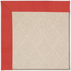 Capel Zoe-White Wicker 1993 Sunset Red Area Rug main image