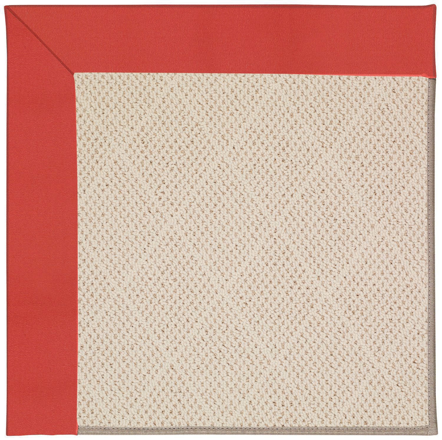 Capel Zoe-White Wicker 1993 Sunset Red Area Rug main image