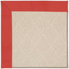 Capel Zoe-White Wicker 1993 Sunset Red Area Rug Rectangle/Vertical Stripe Rectangle