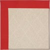 Capel Zoe-White Wicker 1993 Red Area Rug Rectangle/Vertical Stripe Rectangle