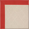 Capel Zoe-White Wicker 1993 Red Crimson Area Rug Rectangle/Vertical Stripe Rectangle