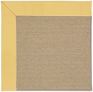 Capel Zoe-Sisal 1995 Lemon Area Rug Rectangle/Vertical Stripe Rectangle