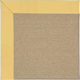 Capel Zoe-Sisal 1995 Lemon Area Rug Rectangle/Vertical Stripe Rectangle