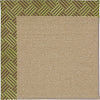 Capel Zoe-Sisal 1995 Mossy Green Area Rug Rectangle/Vertical Stripe Rectangle