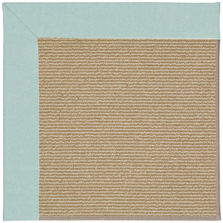 Capel Zoe-Sisal 1995 Ocean Grey Area Rug Rectangle/Vertical Stripe Rectangle