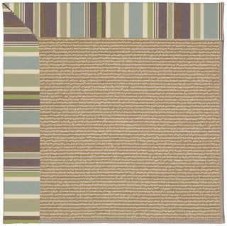 Capel Zoe-Sisal 1995 Blue Stripe Area Rug Rectangle/Vertical Stripe Rectangle