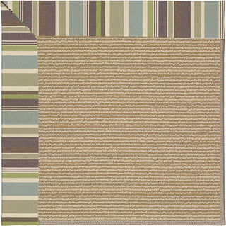 Capel Zoe-Sisal 1995 Blue Stripe Area Rug Rectangle/Vertical Stripe Rectangle