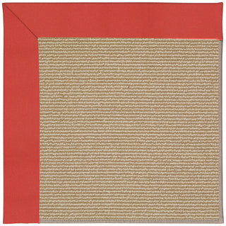 Capel Zoe-Sisal 1995 Sunset Red Area Rug Rectangle/Vertical Stripe Rectangle