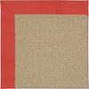 Capel Zoe-Sisal 1995 Sunset Red Area Rug Rectangle/Vertical Stripe Rectangle