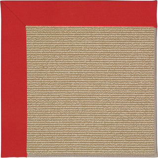 Capel Zoe-Sisal 1995 Red Area Rug Rectangle/Vertical Stripe Rectangle