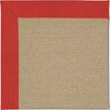 Capel Zoe-Sisal 1995 Red Crimson Area Rug Rectangle/Vertical Stripe Rectangle