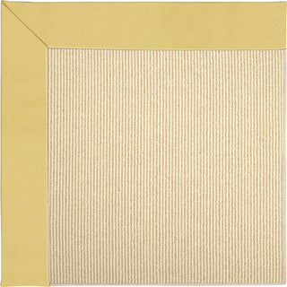 Capel Zoe-Beach Sisal 2009 Lemon Area Rug Rectangle/Vertical Stripe Rectangle