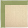 Capel Zoe-Beach Sisal 2009 Green Area Rug Rectangle/Vertical Stripe Rectangle