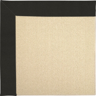 Capel Zoe-Beach Sisal 2009 Ebony Area Rug Rectangle/Vertical Stripe Rectangle