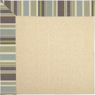 Capel Zoe-Beach Sisal 2009 Blue Stripe Area Rug Rectangle/Vertical Stripe Rectangle