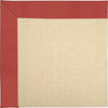 Capel Zoe-Beach Sisal 2009 Sunset Red Area Rug Rectangle/Vertical Stripe Rectangle