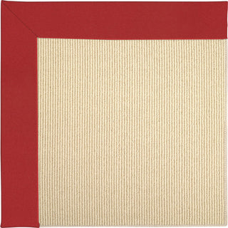 Capel Zoe-Beach Sisal 2009 Red Area Rug Rectangle/Vertical Stripe Rectangle
