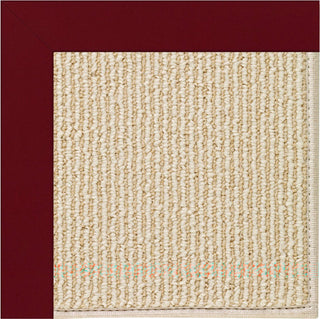 Capel Zoe-Beach Sisal 2009 Wine Area Rug Rectangle/Vertical Stripe Rectangle