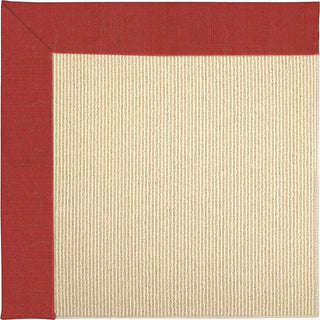 Capel Zoe-Beach Sisal 2009 Red Crimson Area Rug Rectangle/Vertical Stripe Rectangle