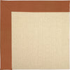 Capel Zoe-Beach Sisal 2009 Russett Area Rug Rectangle/Vertical Stripe Rectangle