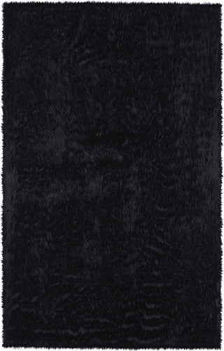 Capel Cozy Shag 2039 Black 375 Area Rug Rectangle