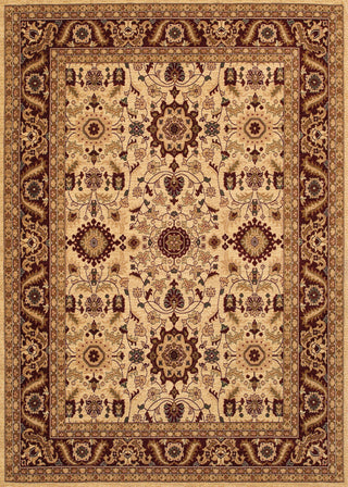 Couristan Anatolia Antique Kashan Cream/Red Area Rug