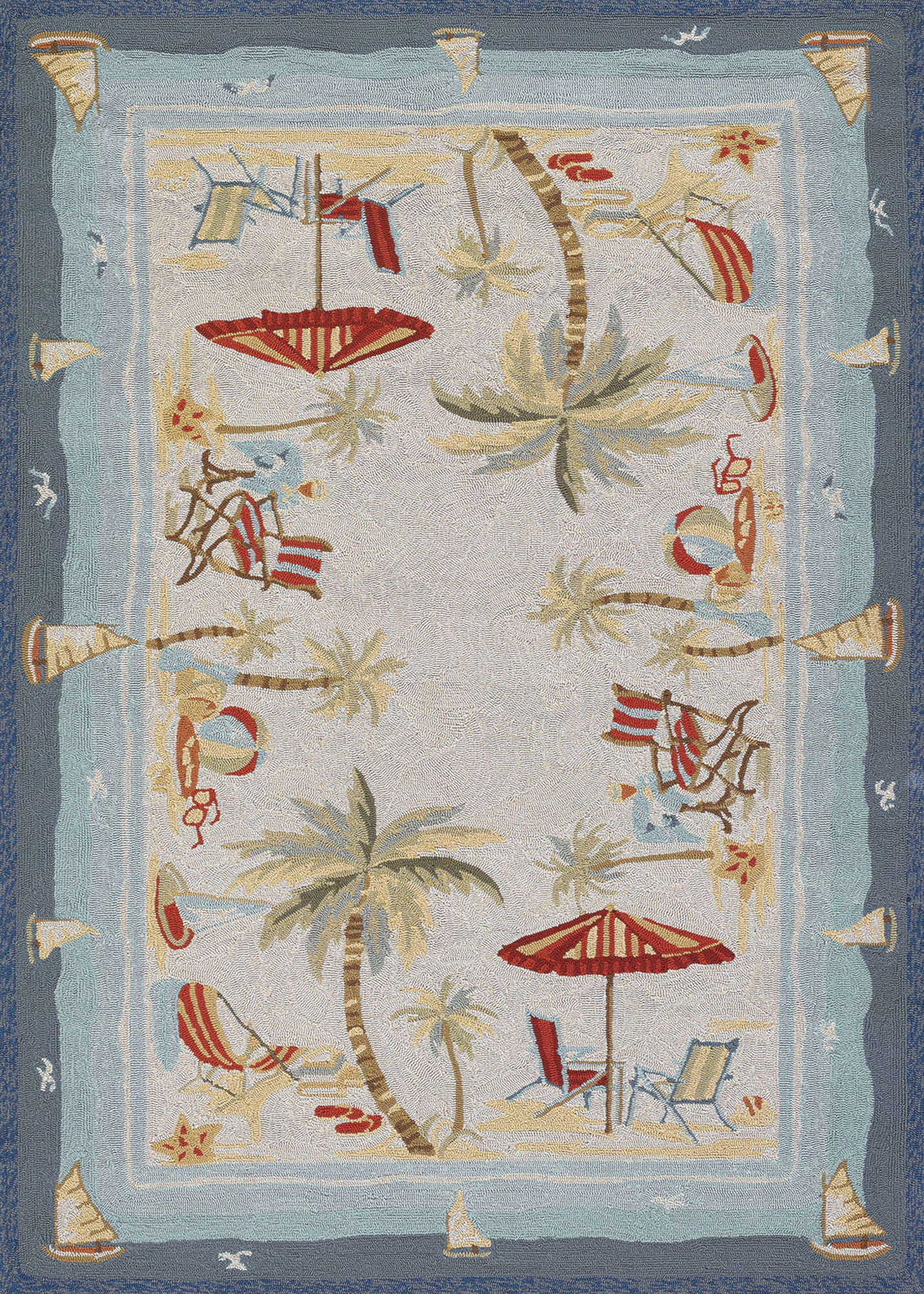 Couristan Outdoor Escape Pacific Heights Ocean Area Rug Incredible Rugs And Decor