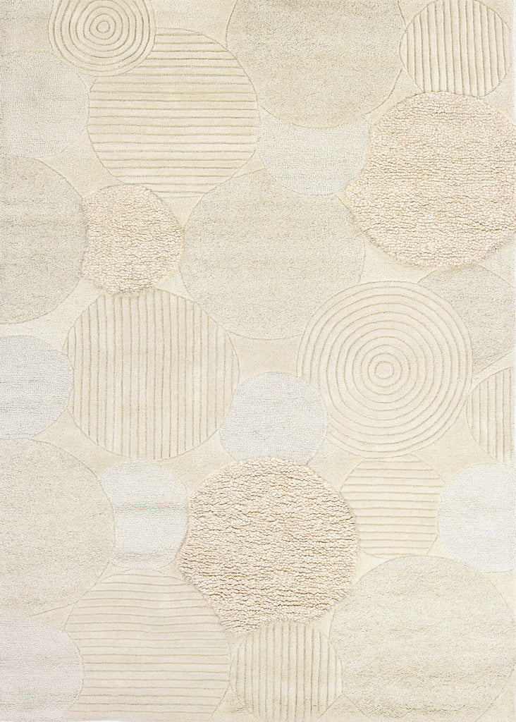 Couristan Super Indo Natural Austin White Area Rug