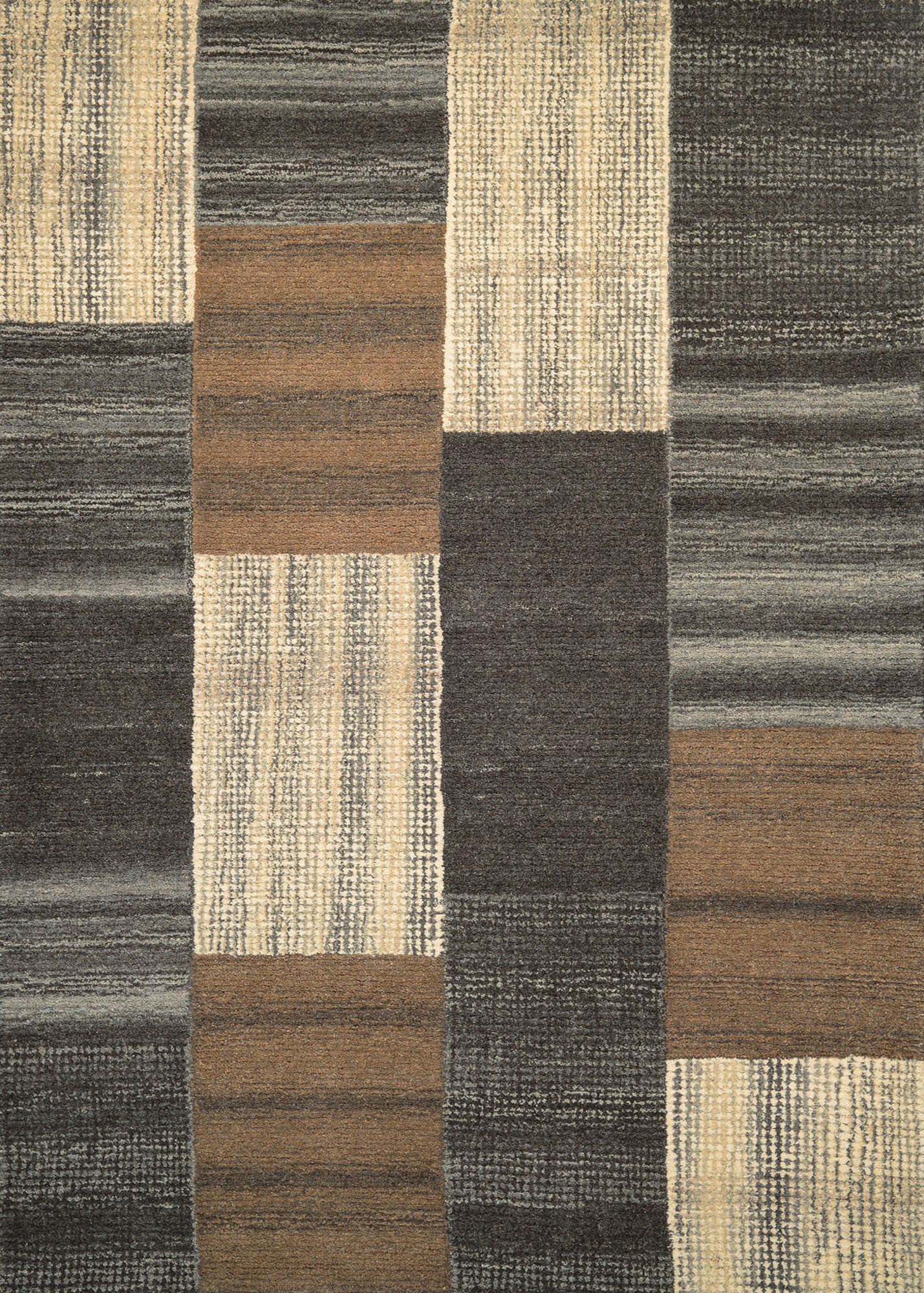 Couristan Super Indo Natural Luster Brown Area Rug