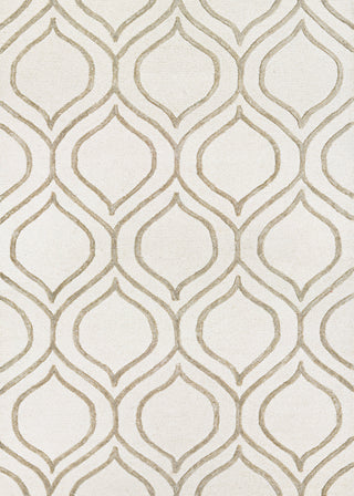 Couristan Super Indo Natural Alba Ivory/Grey Area Rug