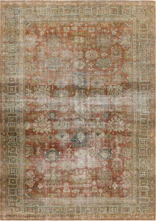 Loloi Turkish Hand Knots One of a Kind Rust Area Rug