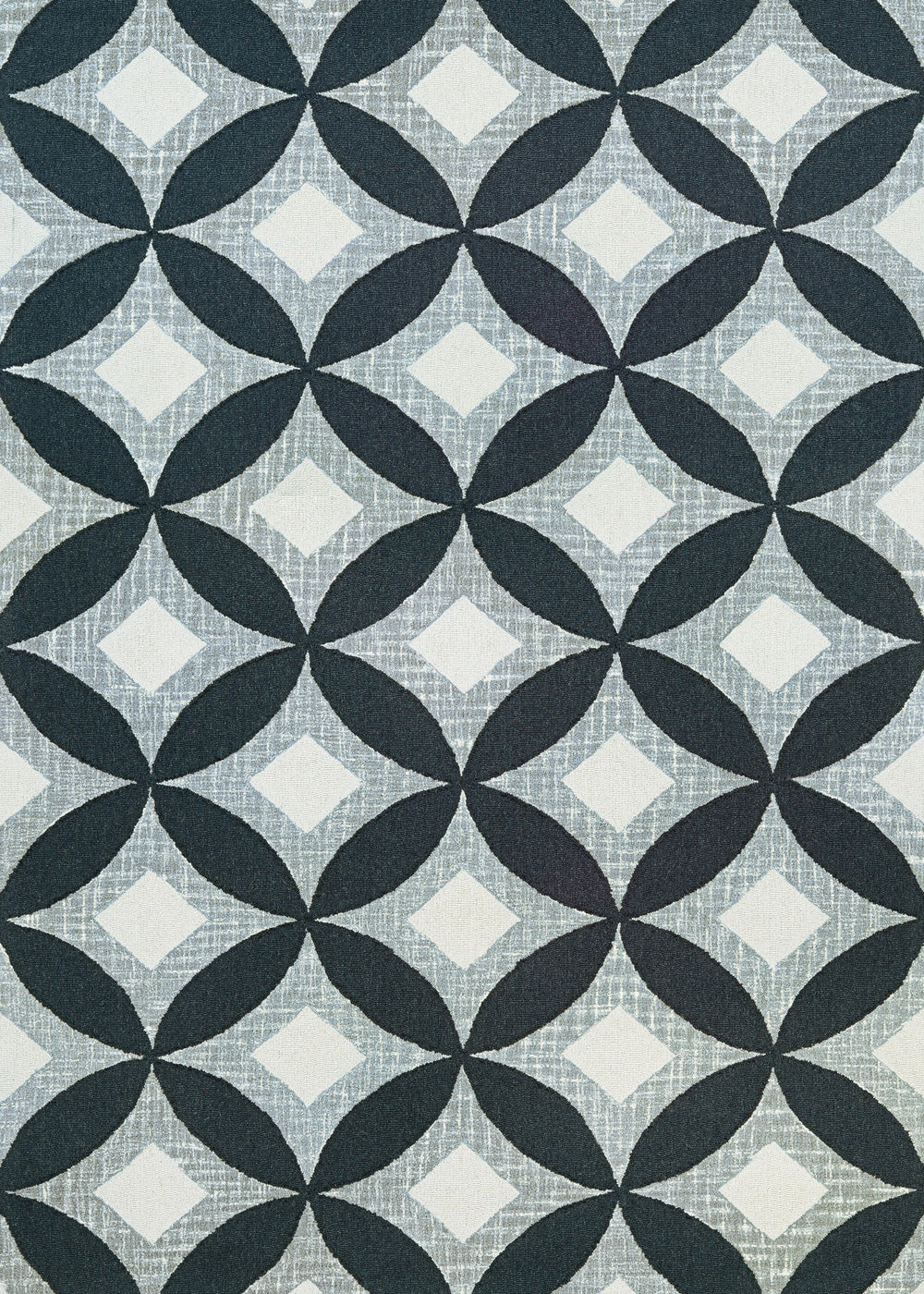 Couristan Bowery Canarie Charcoal/Grey Area Rug