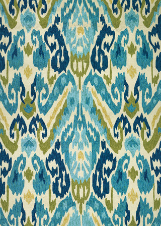 Couristan Covington Delfina Azure/Lemon Area Rug