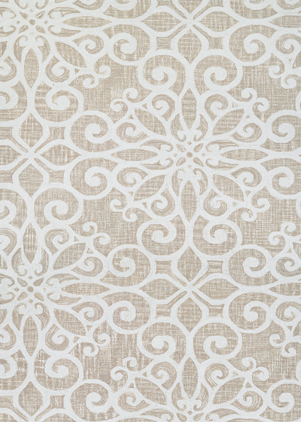 Couristan Bowery Livonia Cream/Taupe Area Rug