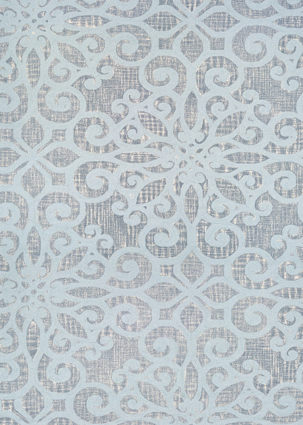 Couristan Bowery Livonia Sky Blue/Ivory Area Rug