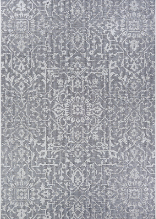 Couristan Monte Carlo Palmette Grey/Ivory Area Rug main image