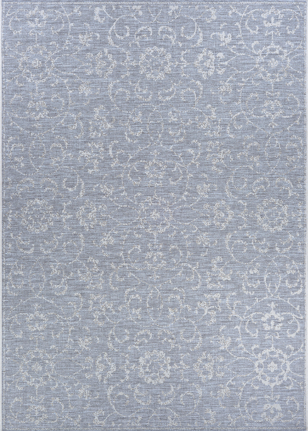 Couristan Monte Carlo Summer Vines Pewter/Ivory Area Rug main image