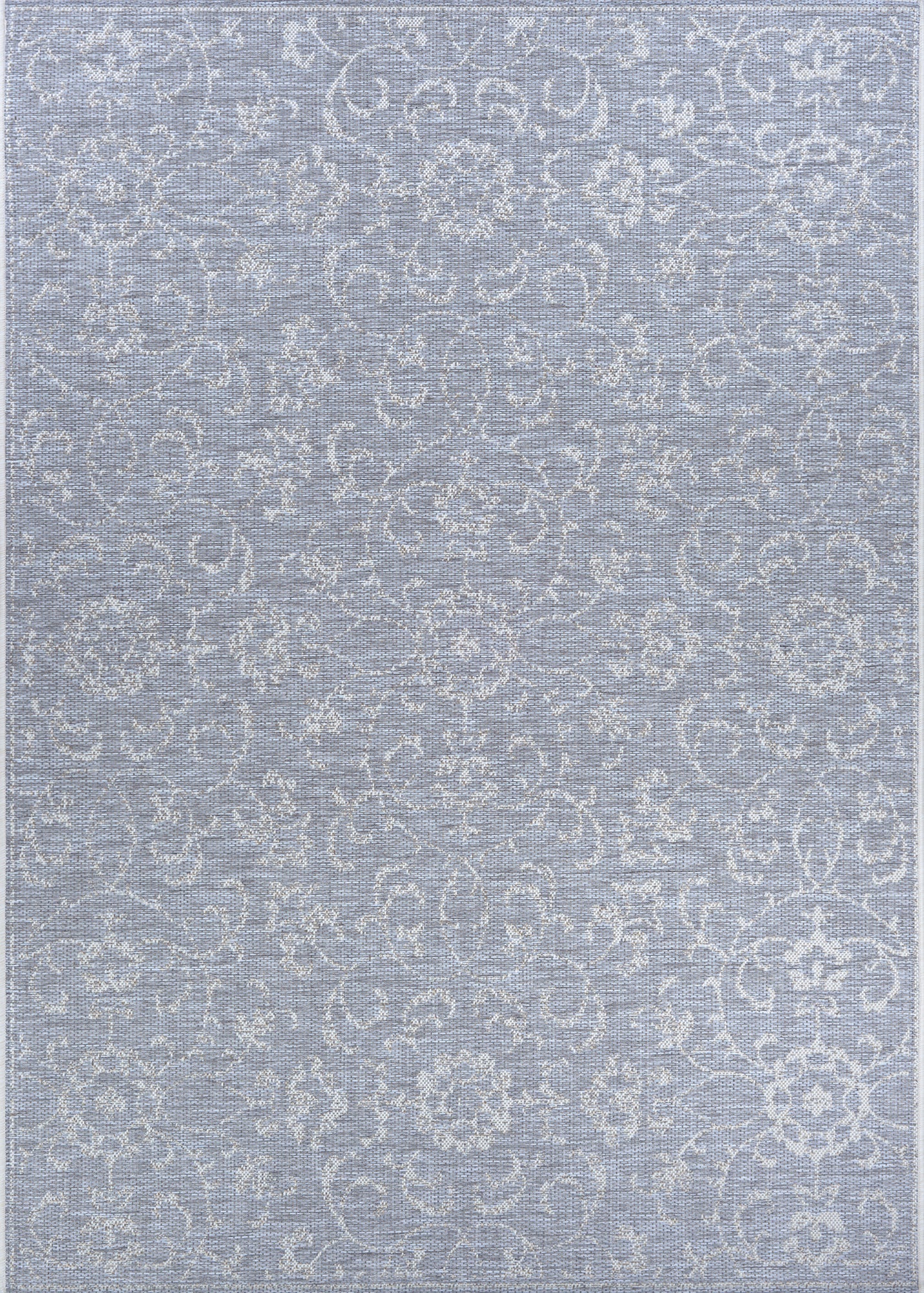 Couristan Monte Carlo Summer Vines Pewter/Ivory Area Rug main image