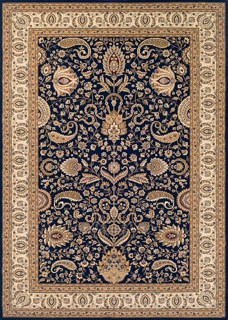 Couristan Antalya Manisa Navy/Cream Area Rug